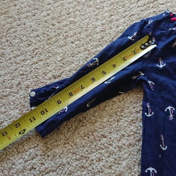 CREWCUTS navy Anchors Blouse Size 6-7Y - Picture 10 of 10